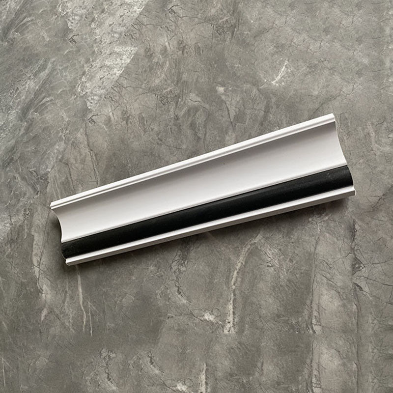 Embossed Wear Resistant Layer SPC Decorative Lines Square Edge Skirting Board