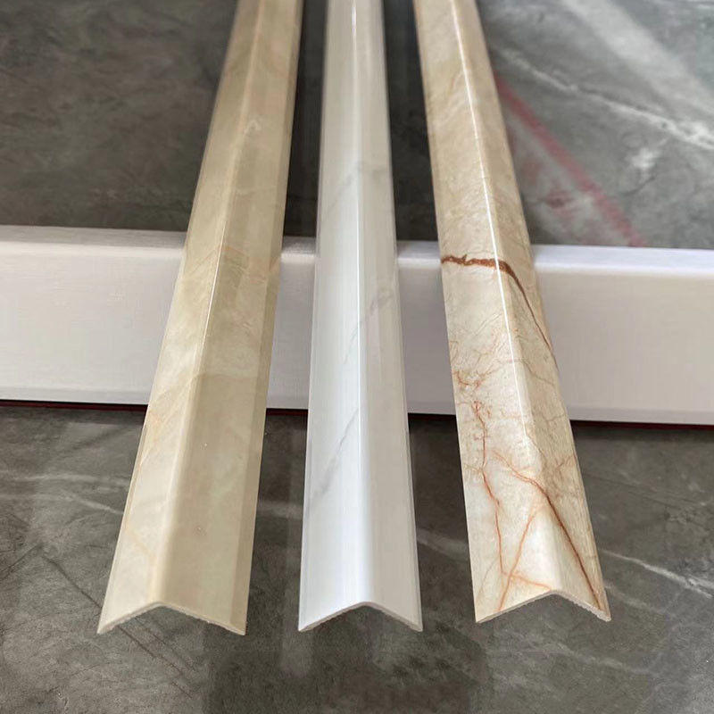 UV Coating Wearproof SPC Skirting Flooring Trim For Indoor Decoration