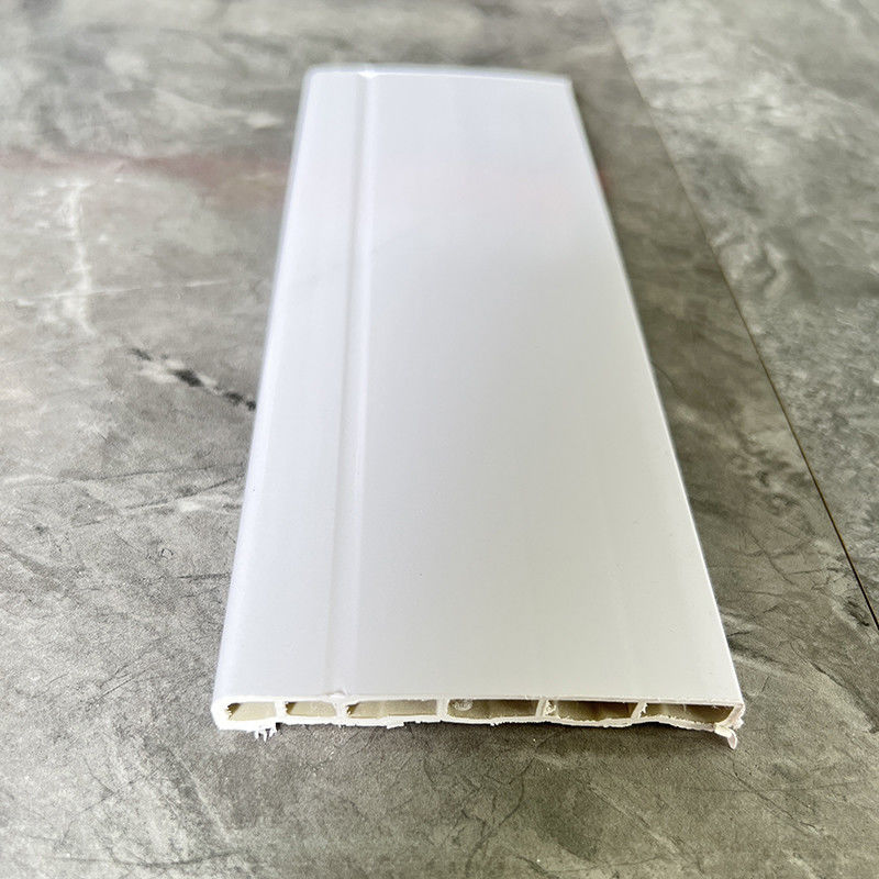 Waterproof 150mm Pvc Skirting Board Decorative For Sophisticated Interiors