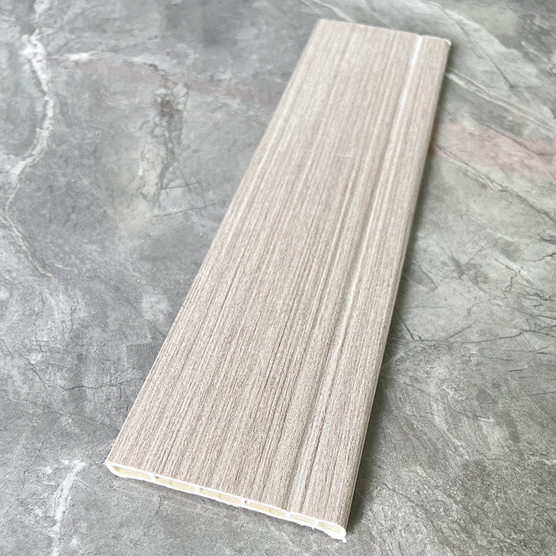 Waterproof 150mm Pvc Skirting Board Decorative For Sophisticated Interiors