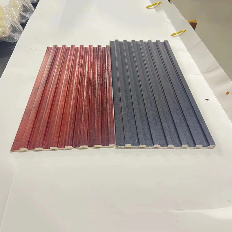 WPC Fiber Grating White Grey Brown Home Decorative Board with Easy Installation / Low Maintenance