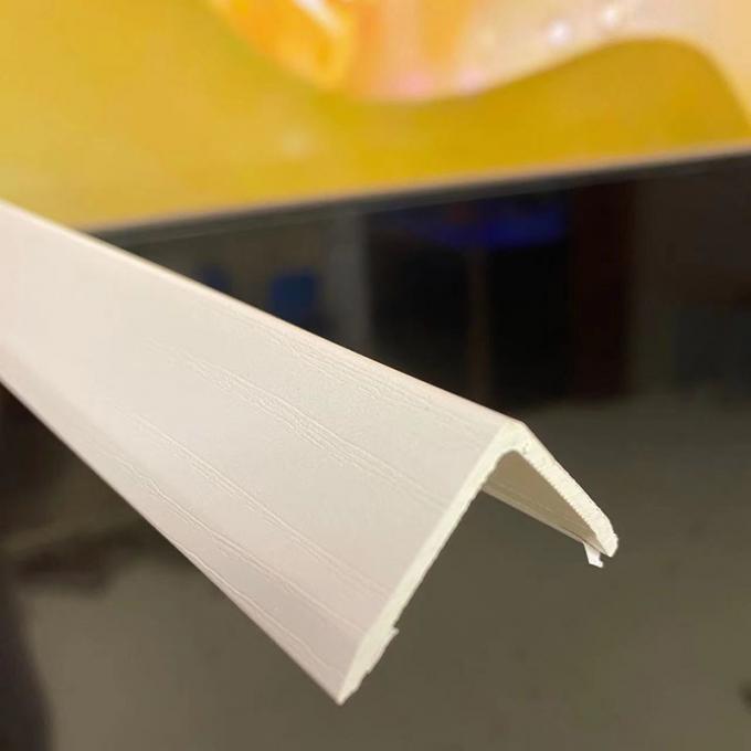 Modern Decorative Lines PVC Angle Corner Strips For Walls